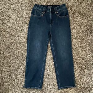 Judy Blue high rise cropped straight leg jeans women’s size 7/28